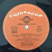 LP - Georg Philipp Telemann / Harald Genzmer / Joseph Kaminski • Edward H. Tarr - Dirigent: Räto Tschupp - Trompeten-Konzerte