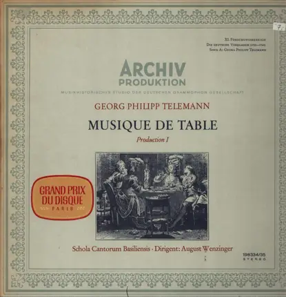 Telemann - Musique De Table