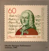 LP - Georg Philipp Telemann - Oberlin Baroque Performance Institute, 1981 - Booklet