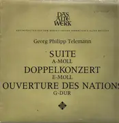 LP - Georg Philipp Telemann - Suite A-Moll - Konzert E-Moll - Ouverture Des Nations Anciens Et Modernes G-Dur