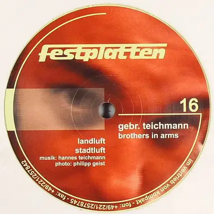 Gebr. Teichmann - BROTHERS IN ARMS