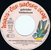 7inch Vinyl Single - Gebrüder Blattschuss - Ein Blick Sagt Mehr Als Jedes Wort