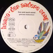 LP - Gebrüder Blattschuss - Live Und Auch Sonst