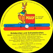 LP - Gebrüder Grimm - Brüderchen Und Schwesterchen / Die Zertanzten Schuhe