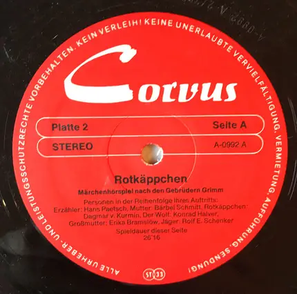 Gebrüder Grimm - Rotkäppchen, Aschenputtel a.o.