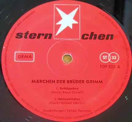 Gebrüder Grimm - Rotkäppchen / Hänsel Und Gretel / Schneewittchen / Der Wolf Und Die Sieben Geißlein