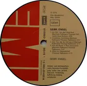 LP - Gebrüder Engel - Gebrüder Engel - KRAUT