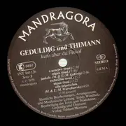 LP - Geduldig Und Thimann - Kum Aher Du Filosof