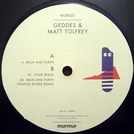 Geddes & Matt Tolfrey - Back And Forth