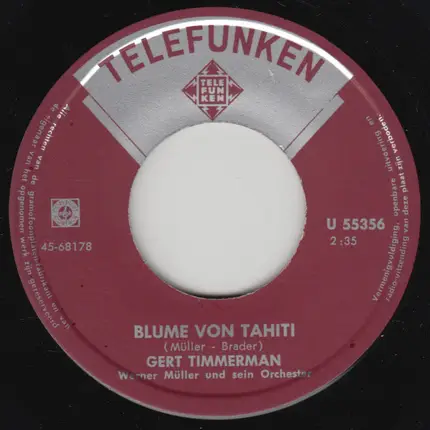 Gert Timmerman - Blume Von Tahiti