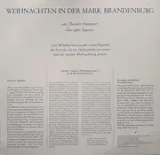 LP - Gert Westphal liest: Theodor Fontane - Weihnachten In Der Mark Brandenburg Aus Theodor Fontanes 'Vor Dem Sturm'