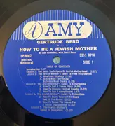 LP - Gertrude Burg - How To Be A Jewish Mother By Dan Greenburg - Mono