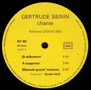 LP - Gertrude Seinin - Chante Fernand Donatien