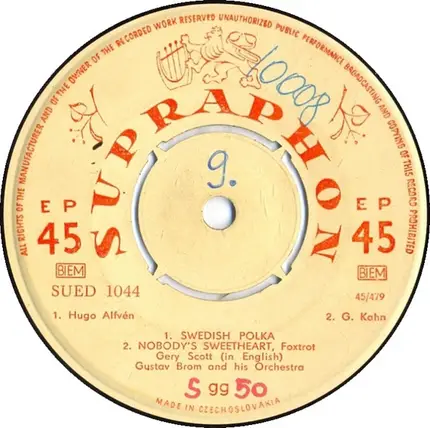 Gery Scott , Gustav Brom Orchestra - Swedish Polka