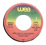 7inch Vinyl Single - Gerald Mann - Baby, Das Ist Rock 'N' Roll