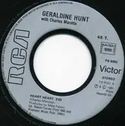 7inch Vinyl Single - Geraldine Hunt With Charlie Marotta - Heart Heart