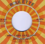 Geraldine Hunt - Baby, I Need Your Loving
