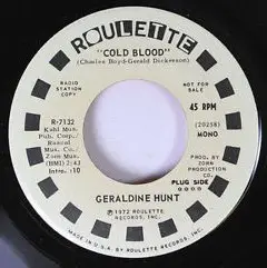 Geraldine Hunt - Cold Blood