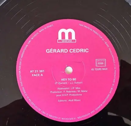 Gérard Cedric - Hey To Be / Petite Pomme