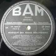 LP - Gérard Krémer - Musique Des Andes Péruviennes - Mono