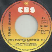 7inch Vinyl Single - Gérard Lenorman - Sous D'autres Latitudes / Et Puis Lentement - blue cover