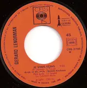 7inch Vinyl Single - Gérard Lenorman - Sur Le Chemin De La Vie