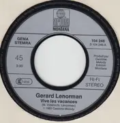 7inch Vinyl Single - Gérard Lenorman - Vive Les Vacances