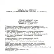 CD - Gerard Schwarz , William Bolcom , Ronald Barron , Kenneth Cooper - Cornet Favorites & Highlights From Cousins