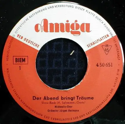 Gerd Michaelis-Chor - Der Abend Bringt Träume / Schau Dich Um In Der Welt