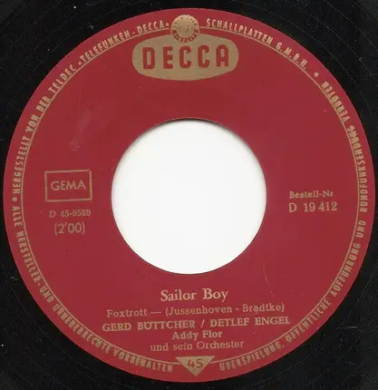 Gerd Böttcher Und Detlef Engel - Sailor Boy / Zwei Caballeros