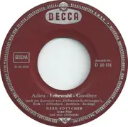 7inch Vinyl Single - Gerd Böttcher - Adieu, Leb Wohl, Goodbye / Deine Roten Lippen