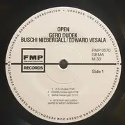 LP - Gerd Dudek / Buschi Niebergall / Edward Vesala - Open