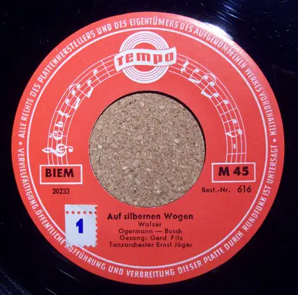 Gerd Fitz / Erika Berg Und Walter Novak - Auf Silbernen Wogen / Das Schiff Geht In See Heute Nacht