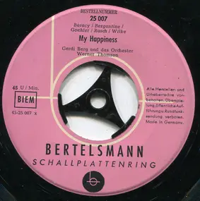 Gerdi Berg / Joe Baum Und Die Rivieras - My Happiness / Morgen