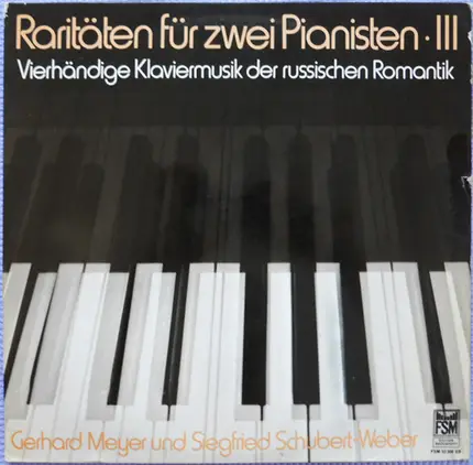 Mussorgsky / Balakirew / Tschaikovsky a.o. - Vierhändige Klaviermusik Der Russischen Romantik