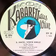 7inch Vinyl Single - Gerhard Bronner , Helmut Qualtinger , Kurt Sobotka , Johann Sklenka , Carl Merz - 2. Hackl Vor'm Kreuz