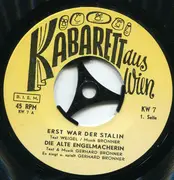 7inch Vinyl Single - Gerhard Bronner - Das Wohltemperierte Chanson - Mono