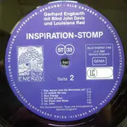 LP - Gerhard Engbarth , Blind John Davis , Louisiana Red - Inspiration Stomp - Gatefold