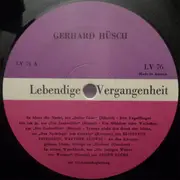 LP - Gerhard Hüsch - Lebendige Vergangenheit - Gerhard Hüsch
