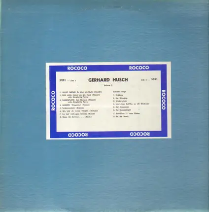 Gerhard Hush - Volume II