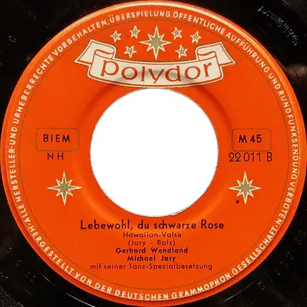 Gerhard Wendland , Michael Jary Und Sein Filmorchester - Bolero