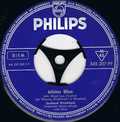 Gerhard Wendland - Mister Blue