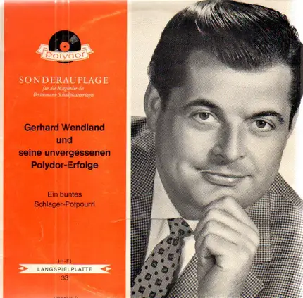 Gerhard Wendland - Gerhard Wendland Und Seine Unvergessenen Polydor-Erfolge - Ein Buntes Schlager-Potpourri