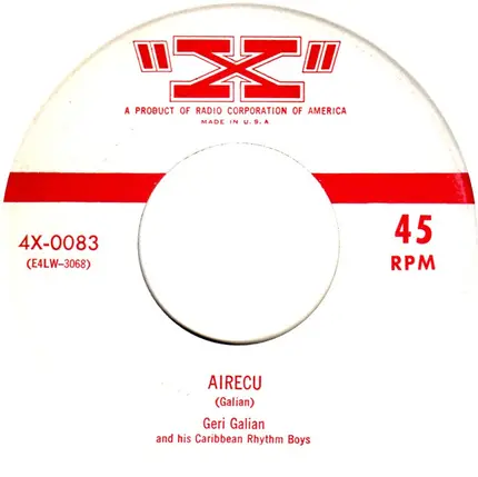 Geri Galian And His Caribbean Rhythm Boys - Airecu / Snowfall