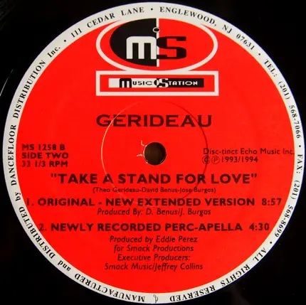 Gerideau - Take A Stand (The Re-Mixes)