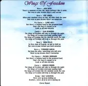 CD Single - German Rock Stars - Wings Of Freedom