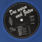 LP - German Punk Sampler - Das Waren Noch Zeiten - rare blue vinyl