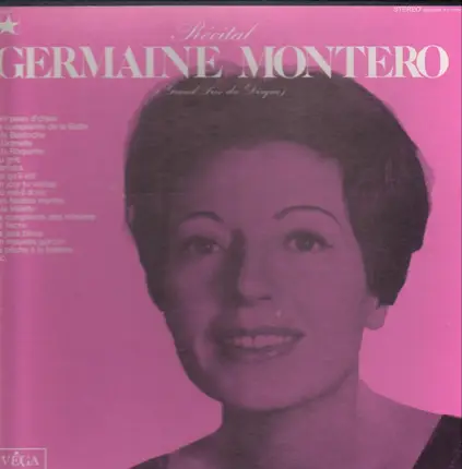 Germaine Montero - Récital - Grand Prix du Disque