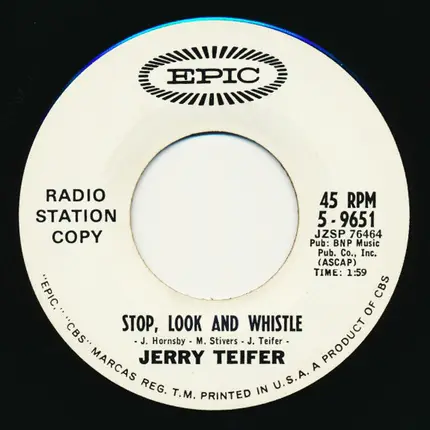 Gerry Teifer - Poco A Poco / Stop, Look And Whistle