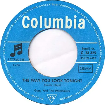 Gerry & The Pacemakers - Girl on a Swing